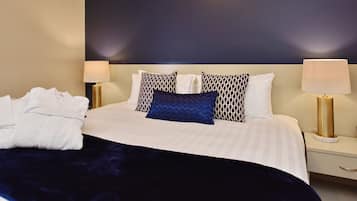 Individually furnished, blackout curtains, soundproofing