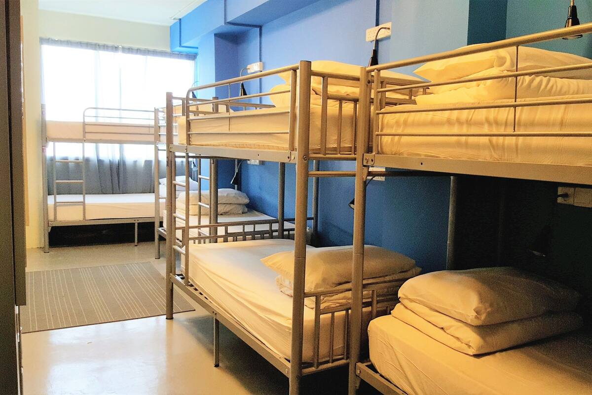 Gemeinsamer Schlafsaal, Gemischter Schlafsaal (1 Bed in 10 Bed)