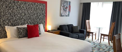 Camera Premier, 1 letto king | 2 camere, biancheria in cotone egiziano