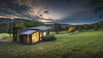 Front of property – evening/night