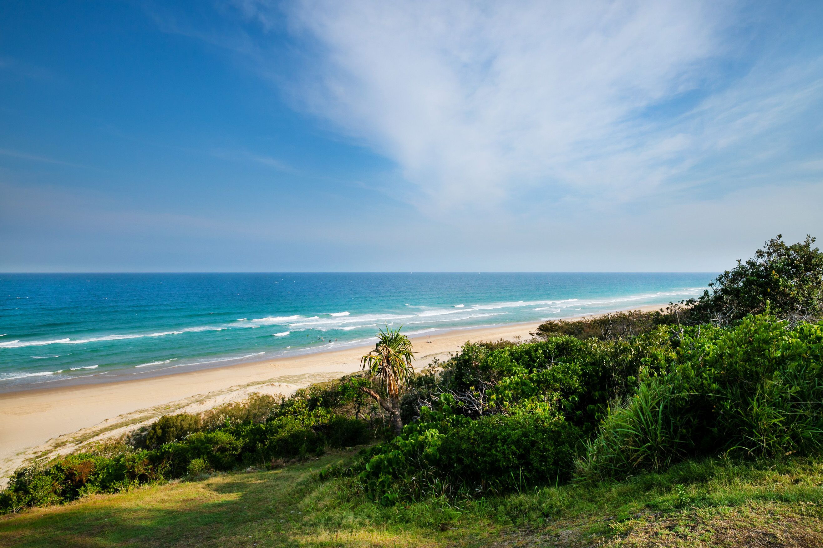 Beach nearby, white sand