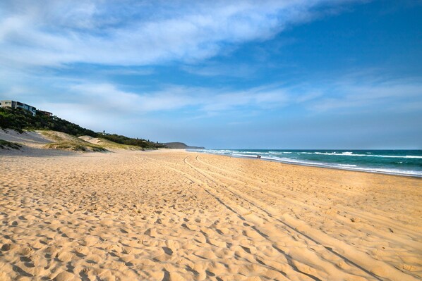 Beach nearby, white sand