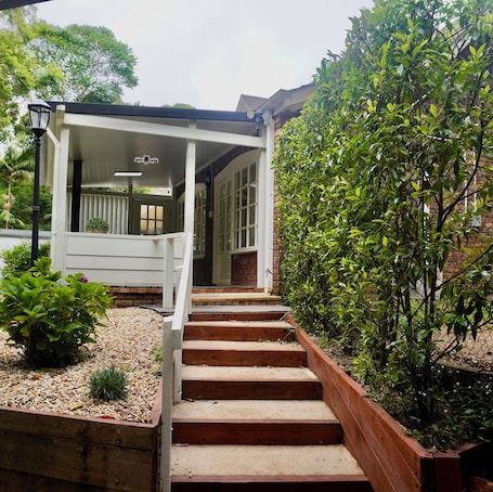 Entrada de la propiedad