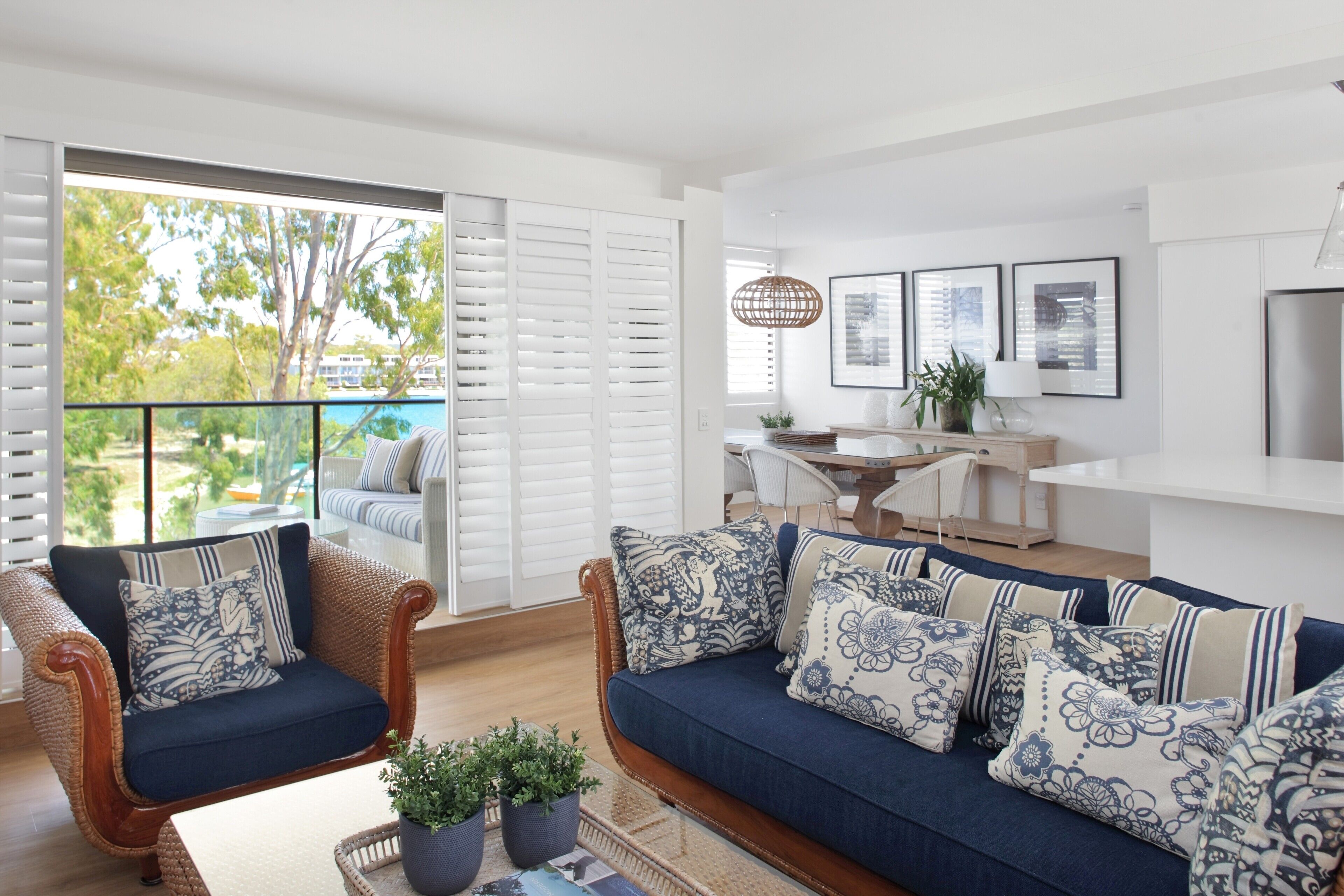 River Front Deluxe Apartment 3 Bedroom | Living area | 30-inch Smart TV with digital channels, Netflix, DVD player