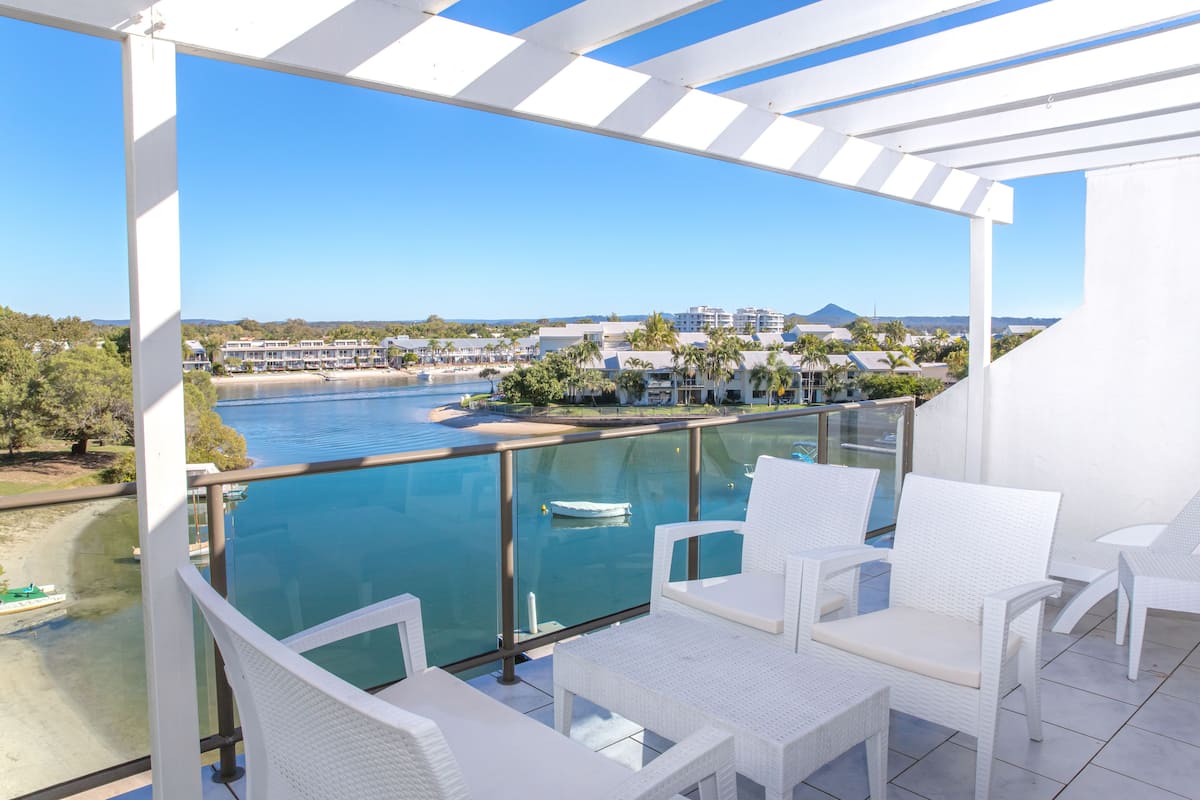 Deluxe-Apartment, 3 Schlafzimmer | Blick vom Balkon
