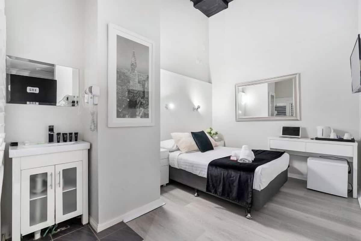 Desk, iron/ironing board, free WiFi, bed sheets