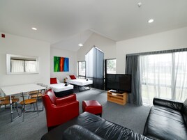 Two Bedroom | Individually furnished, laptop workspace, iron/ironing board