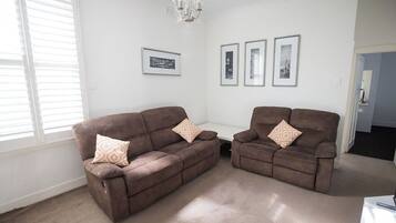 Standard Apartment, 2 Bedrooms, Non Smoking, Kitchen (Apartment 4) | Living area | Flat-screen TV, DVD player