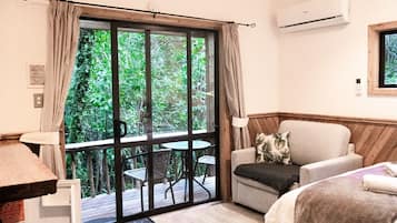Cabaña estándar, 1 cama doble con sofá cama, no fumadores | Wifi gratis y accesible en silla de ruedas