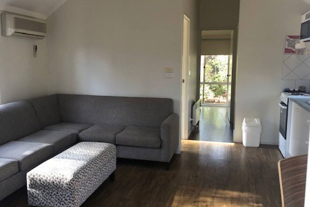 Cedar Villa | Living area | 44-inch LCD TV with digital channels, TV