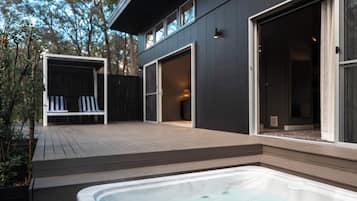 Villa Luxury, 1 letto king, non fumatori, caminetto | Vasca idromassaggio privata