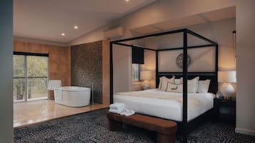 Villa Luxury, 1 letto king, non fumatori, caminetto | Biancheria da letto di alta qualità, materassi a doppio strato