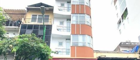 Fassade der Unterkunft