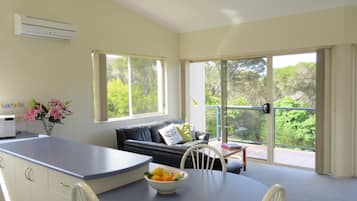 Standard Apartment, 2 Bedrooms, Non Smoking, Kitchen (/2BATH SPA - 3) | Living area | Plasma TV, DVD player