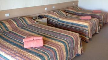 Motel Room | Desk, iron/ironing board, cribs (free), rollaway beds (free)