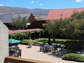 Blick von der Unterkunft