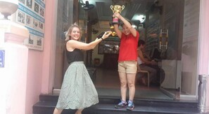 Entrada de la propiedad