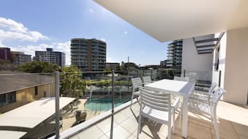 Pemandangan balkon