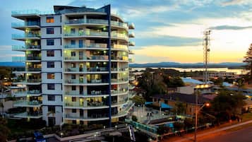 Front of property - evening/night