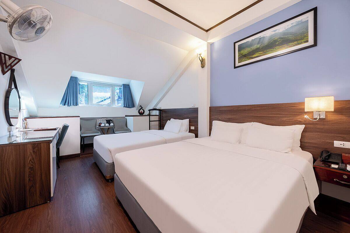 Phòng dành cho gia đình | Minibar, két bảo mật tại phòng, màn/rèm cản sáng 
