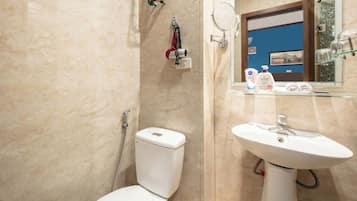 Standard Double Room | Bathroom | Shower, free toiletries, hair dryer, bathrobes