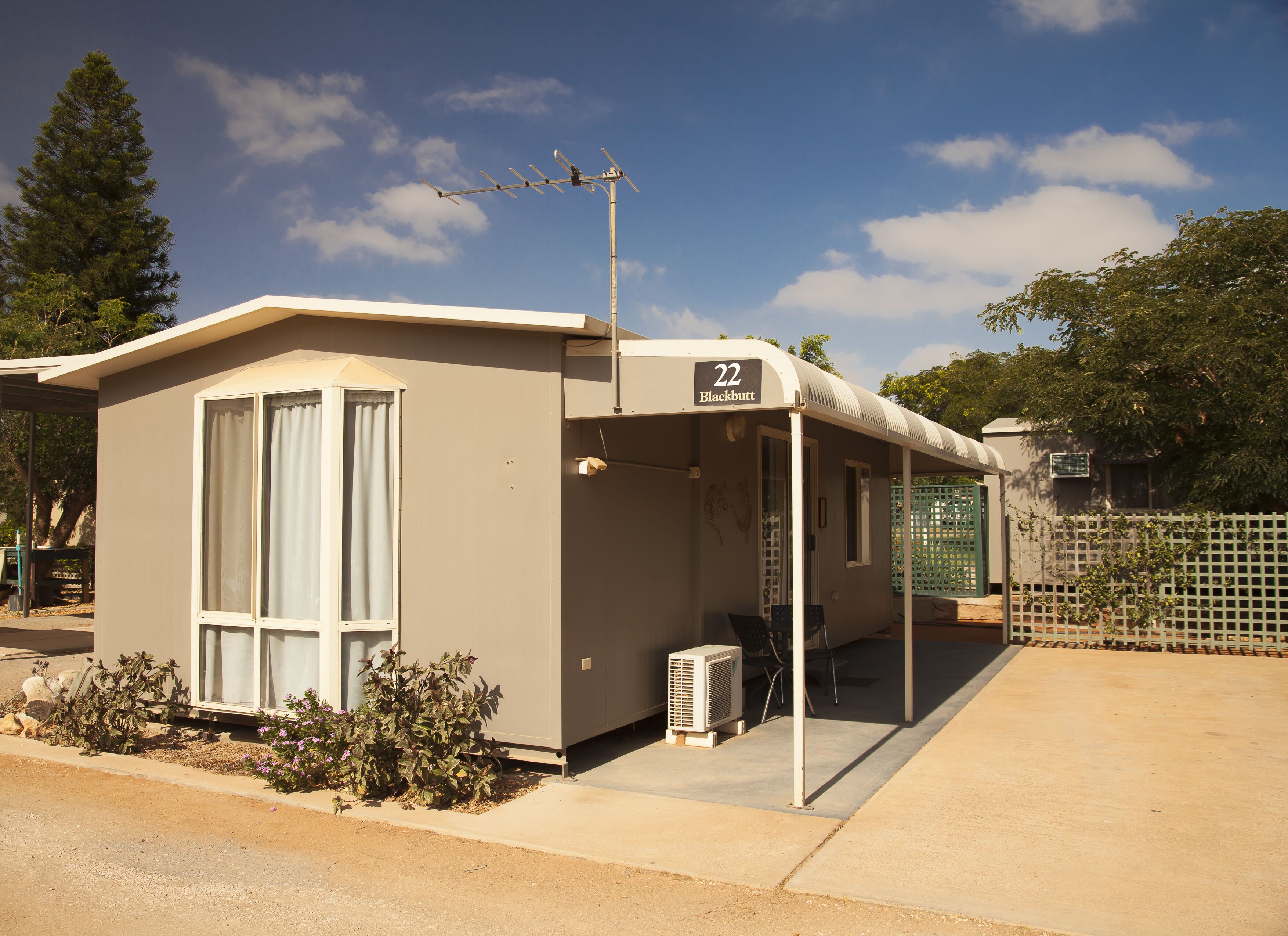 Fachada de la propiedad