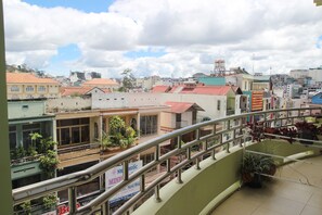 Blick von der Unterkunft