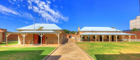 Uitzicht vanuit accommodatie