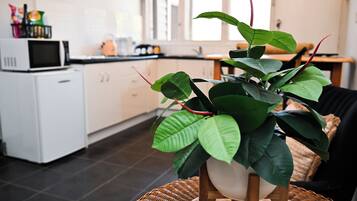 Standard Studio, Non Smoking, Kitchenette (The Loft Suite) | Private kitchenette | Fridge, coffee/tea maker