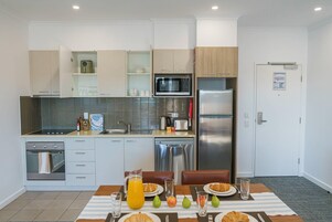 1 habitación y ropa de cama de alta calidad