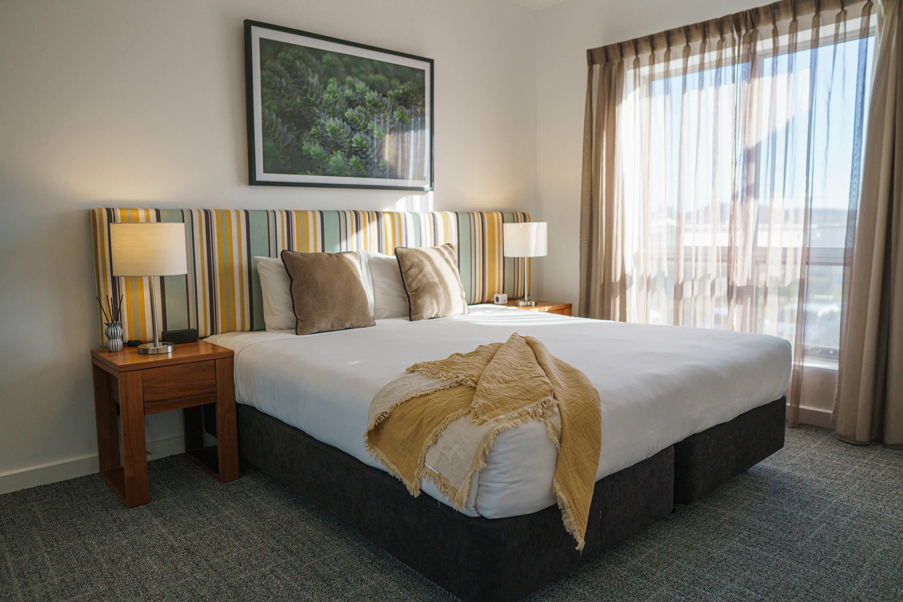 1 bedroom, premium bedding, in-room safe, desk