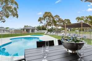 Seasonal outdoor pool
