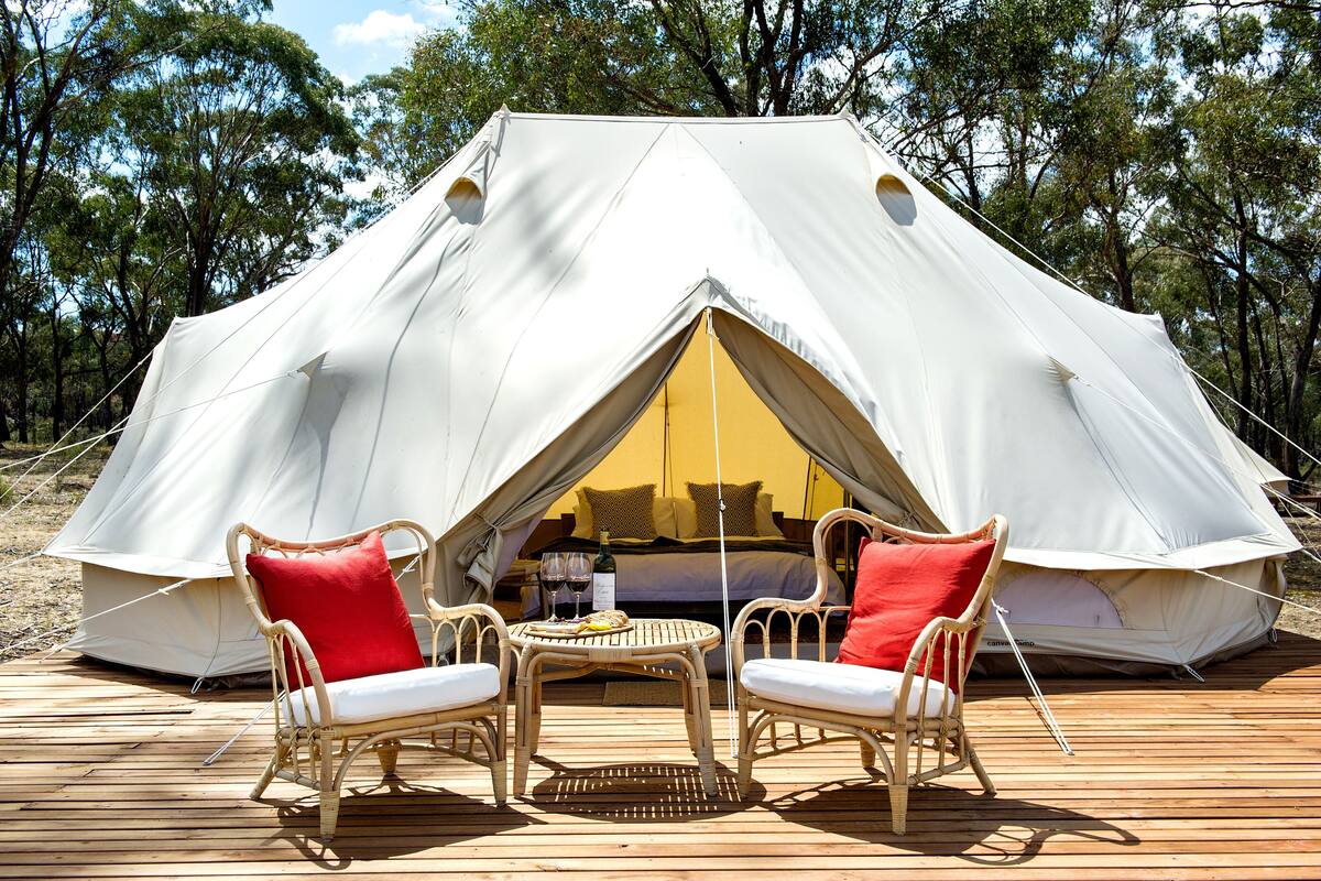 Bell Tent Twin | Terrace/patio
