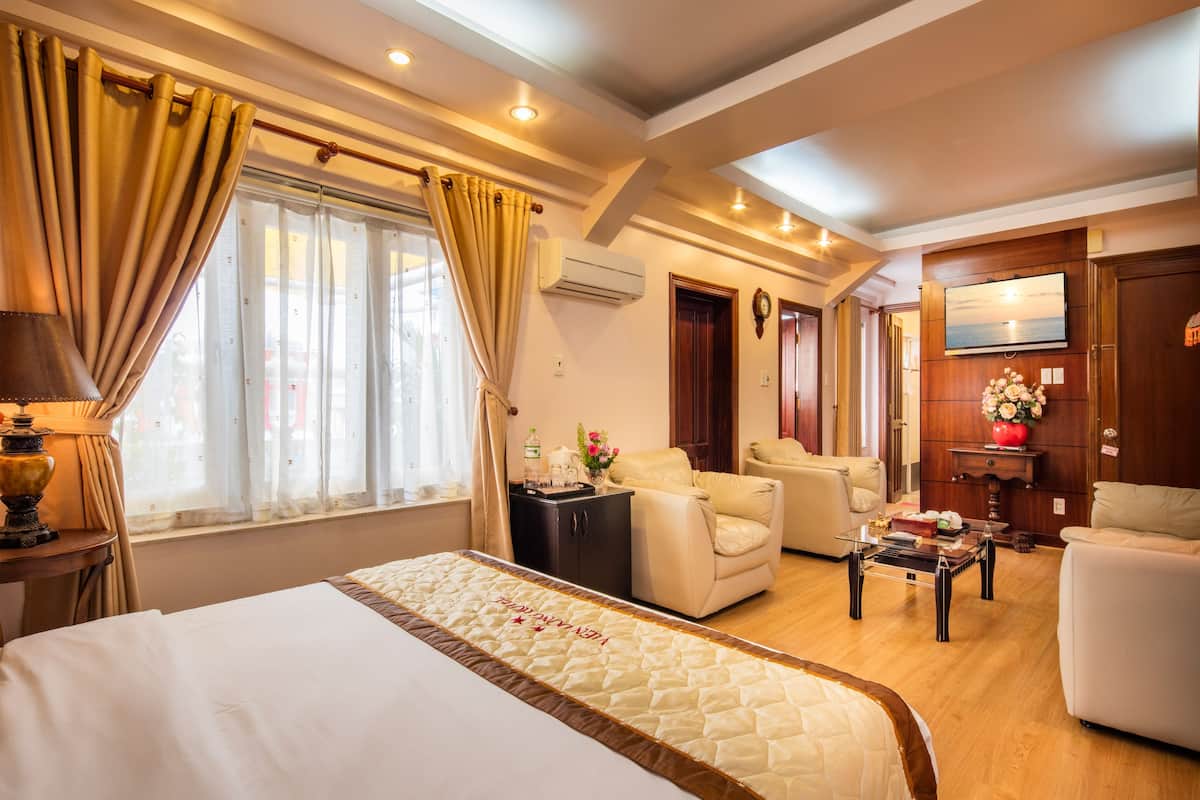 VIP Room | 1 habitación, camas con efecto memoria y artículos del minibar gratis