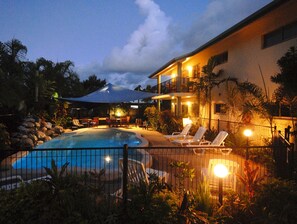 Front of property - evening/night - Mission Reef Resort (Wongaling Beach)