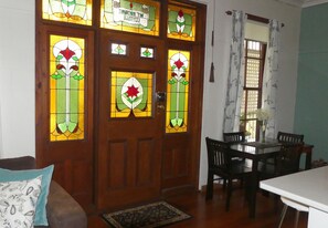 Interior entrance