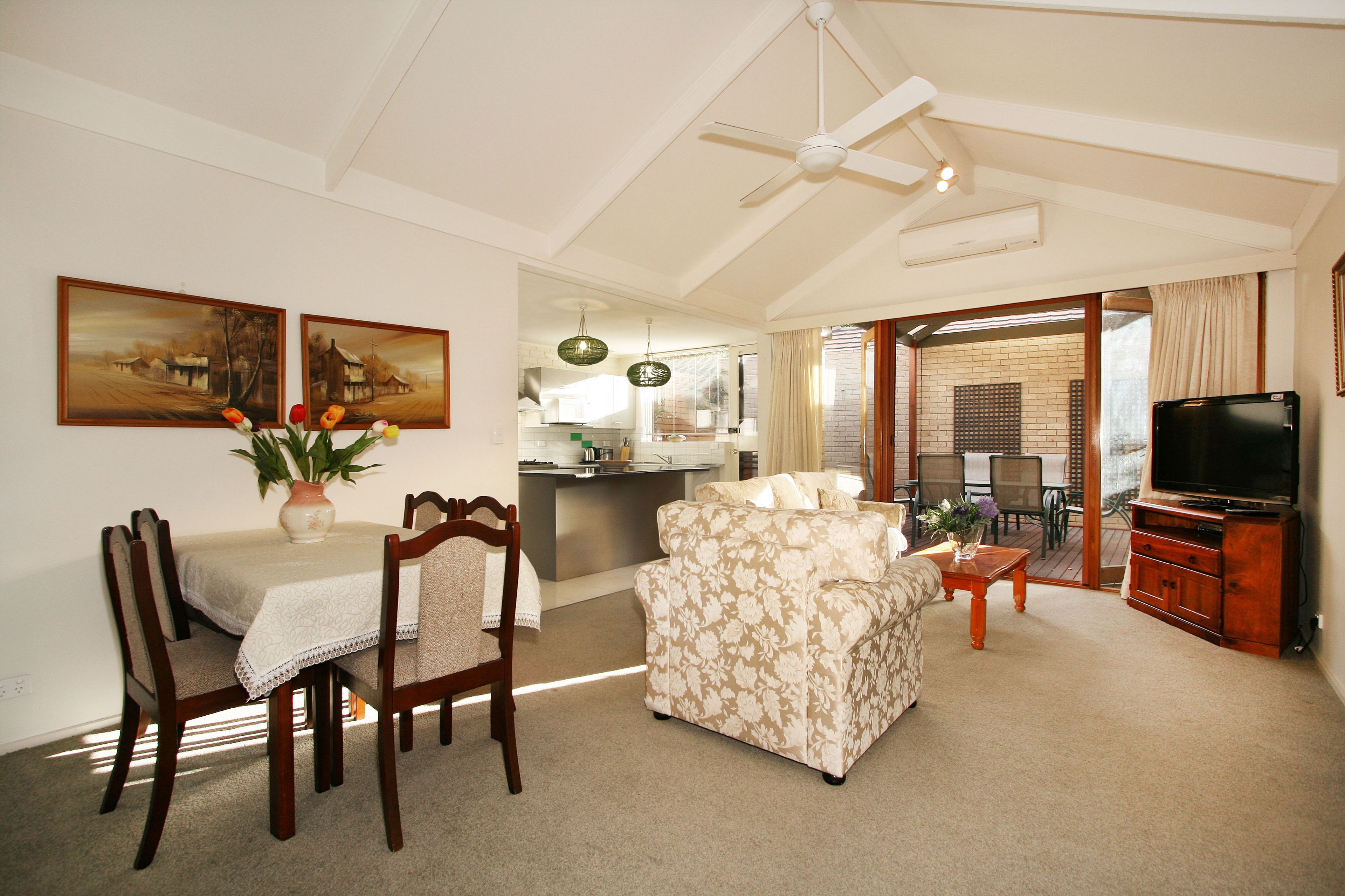 Two Bedroom Villa | Living area | Flat-screen TV, DVD player