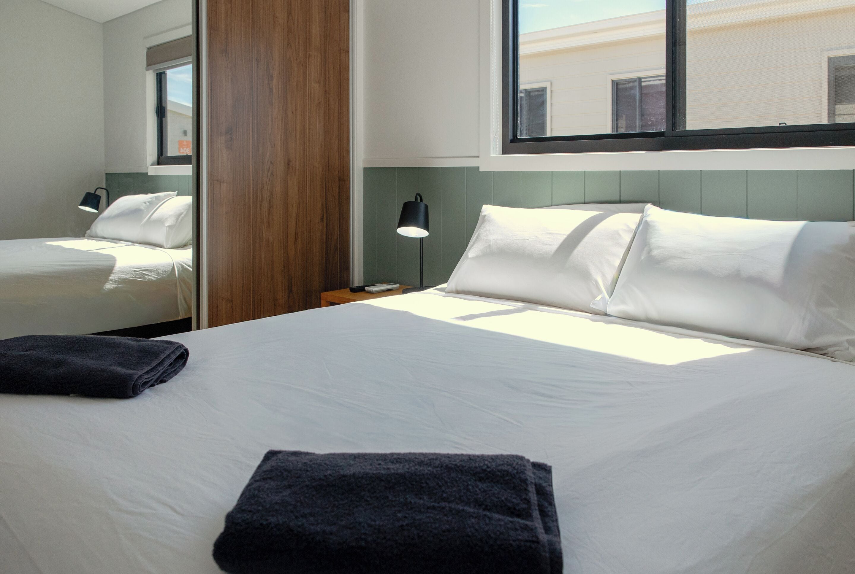 Deluxe 2 Bedroom Premium Cabin - Sleeps 4 | Iron/ironing board, WiFi, bed sheets