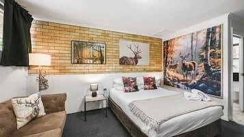 Kamer, 1 queensize bed | Een strijkplank/strijkijzer, gratis wifi, beddengoed