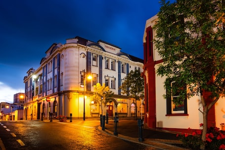 Front of property – evening/night