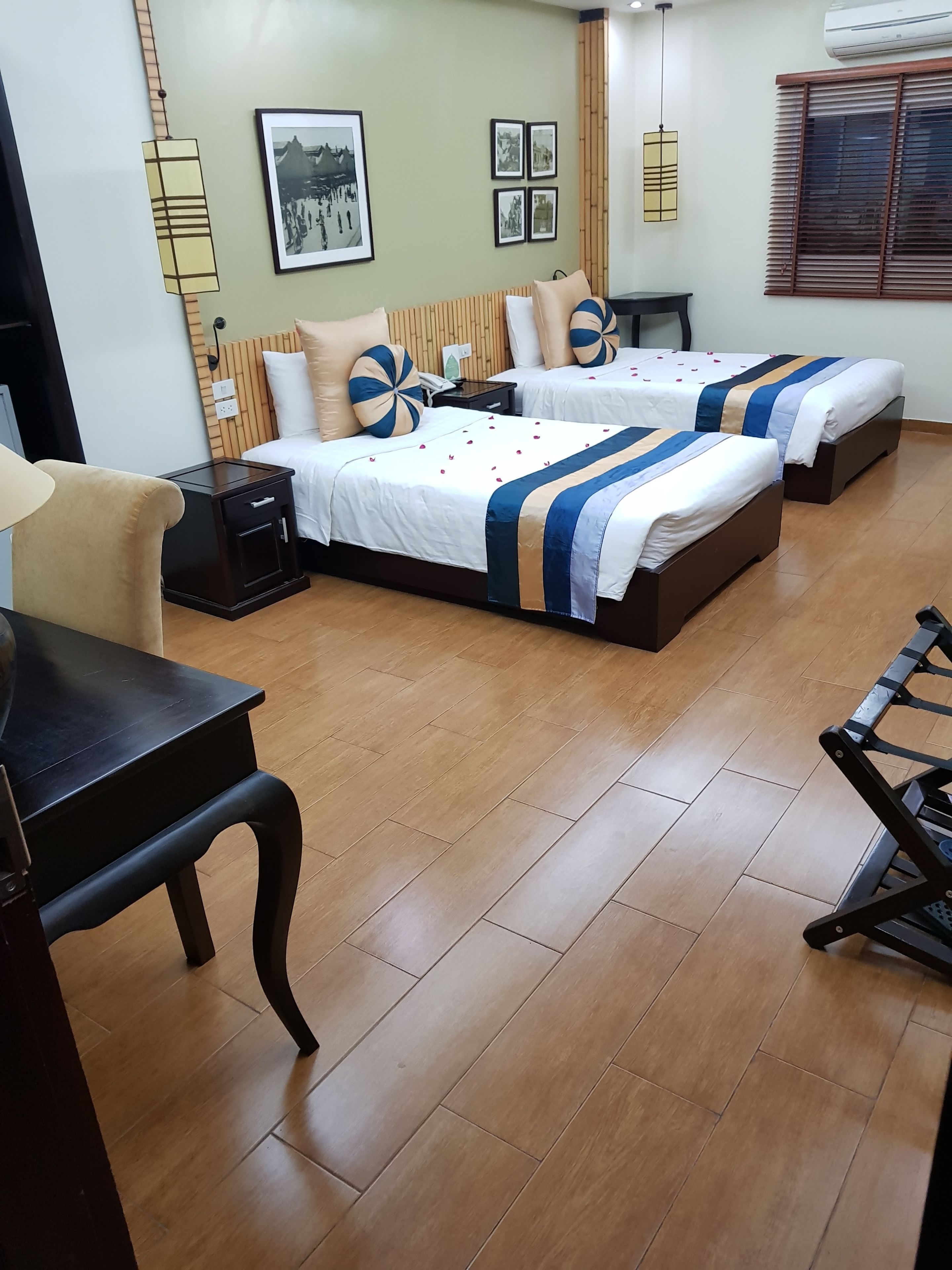 classic twin room | minibar, in-room safe, individually decorated, blackout curtains