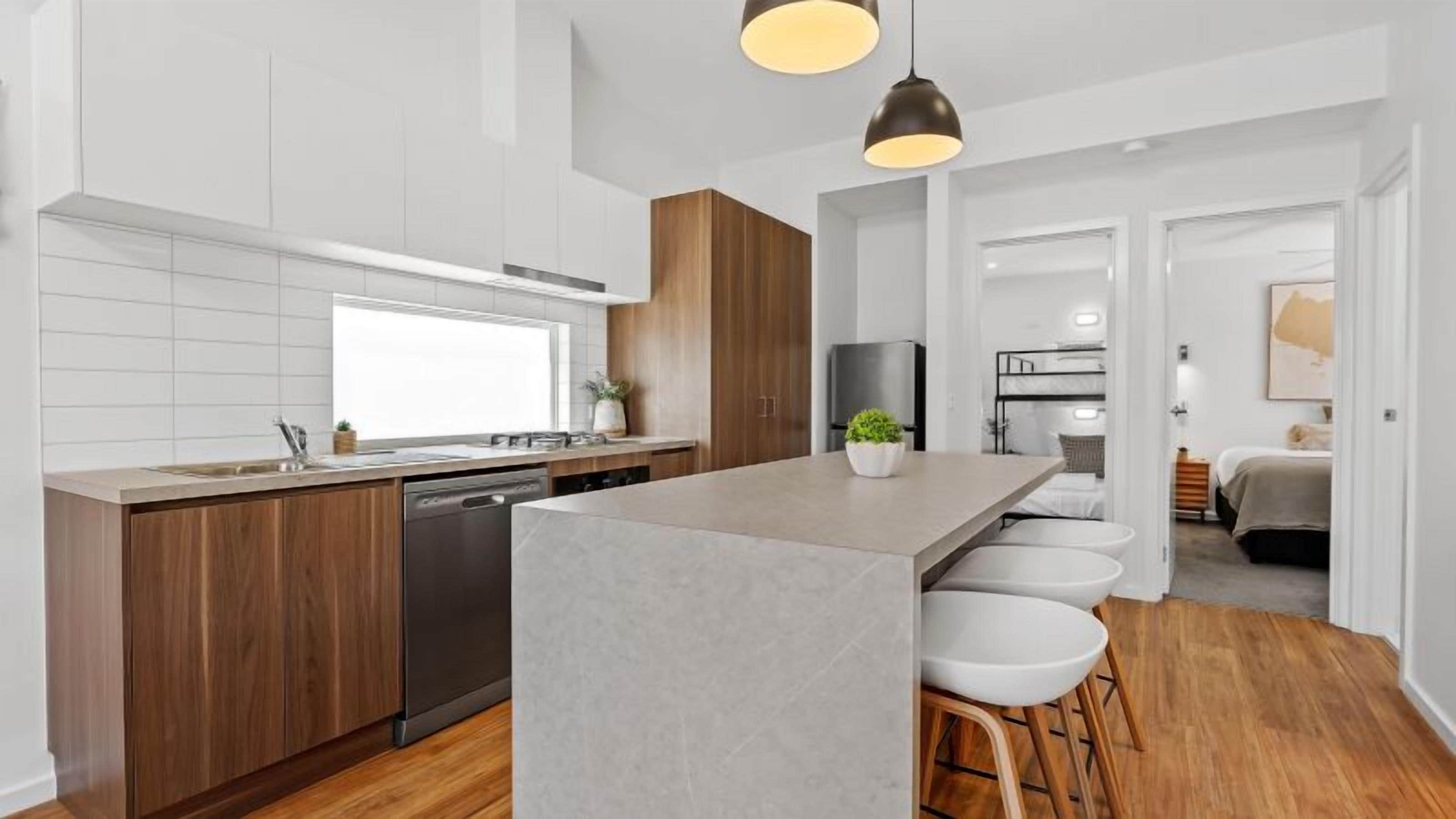 Luxury Villa (2BR) - 4B | Private kitchen | Fridge, microwave, stovetop, electric kettle