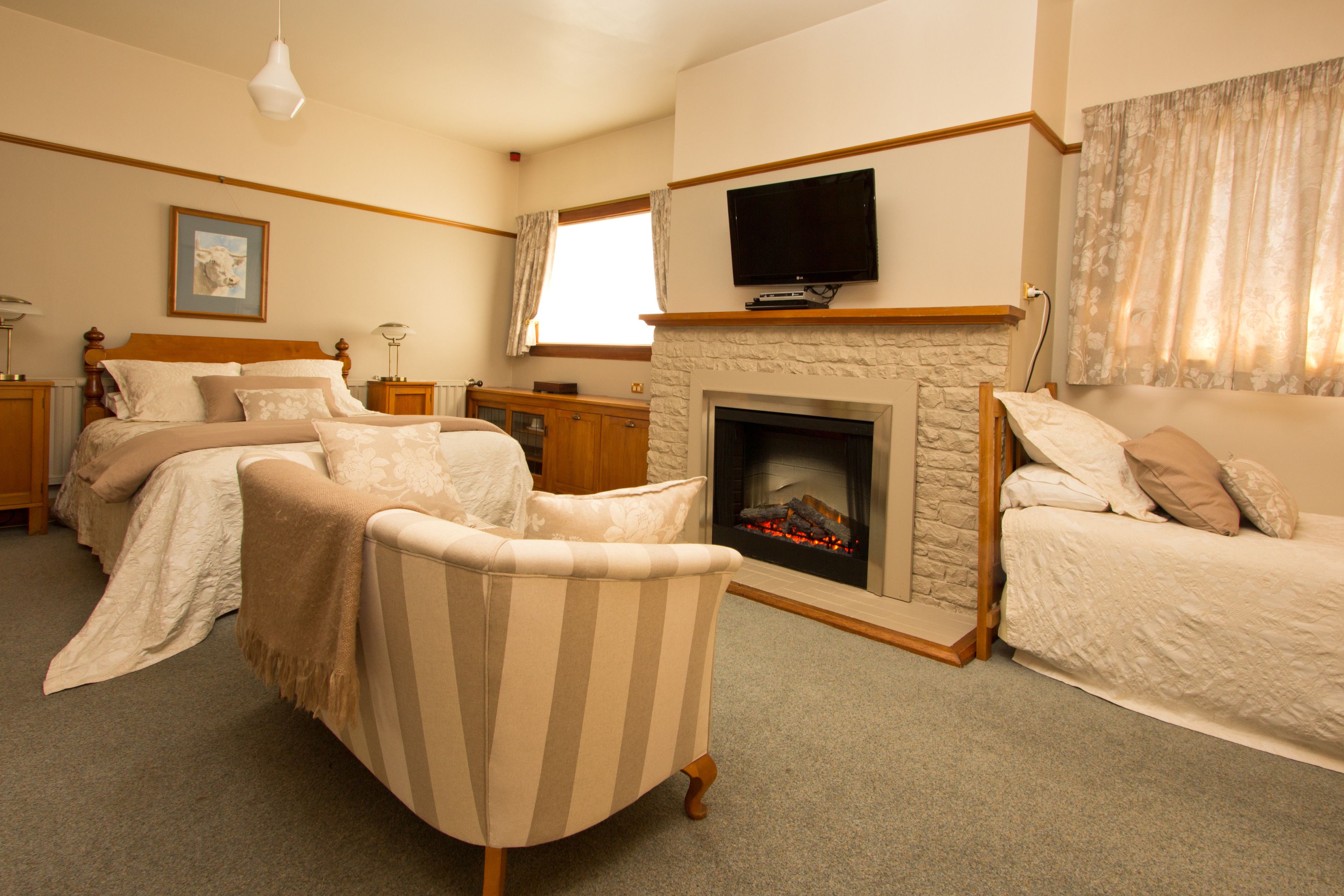 Standard Studio, Non Smoking (Queen+Single Private Bath) | Premium bedding, laptop workspace, iron/ironing board (on request)