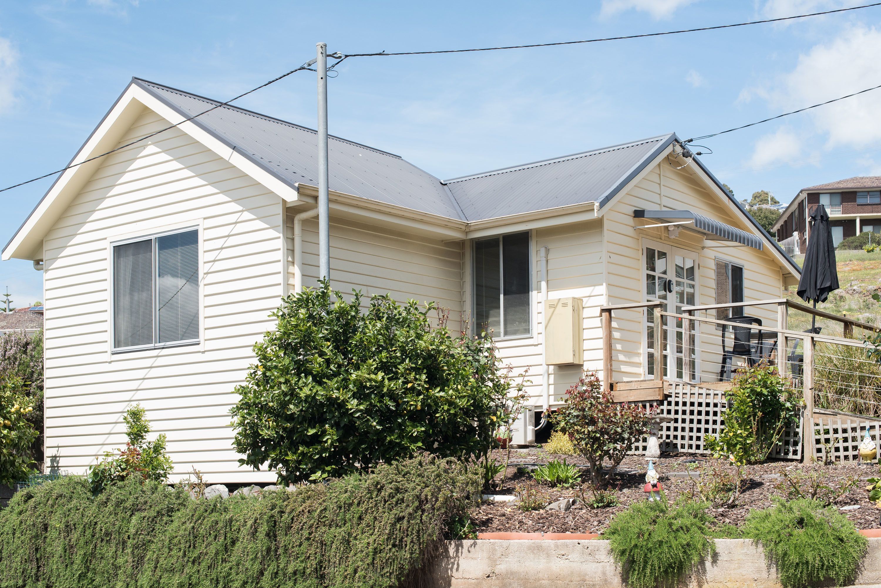 Façade de l’hébergement