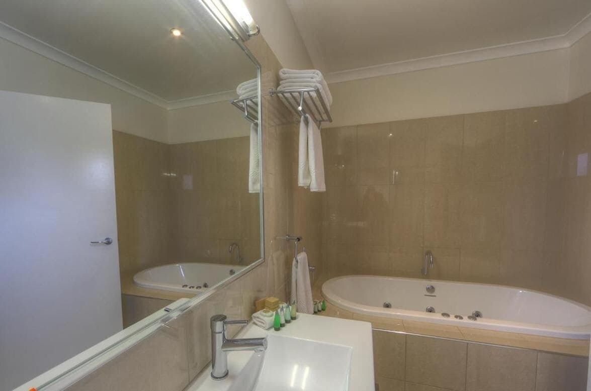 Free toiletries, hair dryer, towels