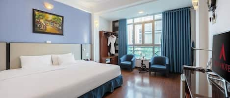 Kamar Double Superior | Minibar, brankas, tirai kedap cahaya, dan setrika/meja setrika