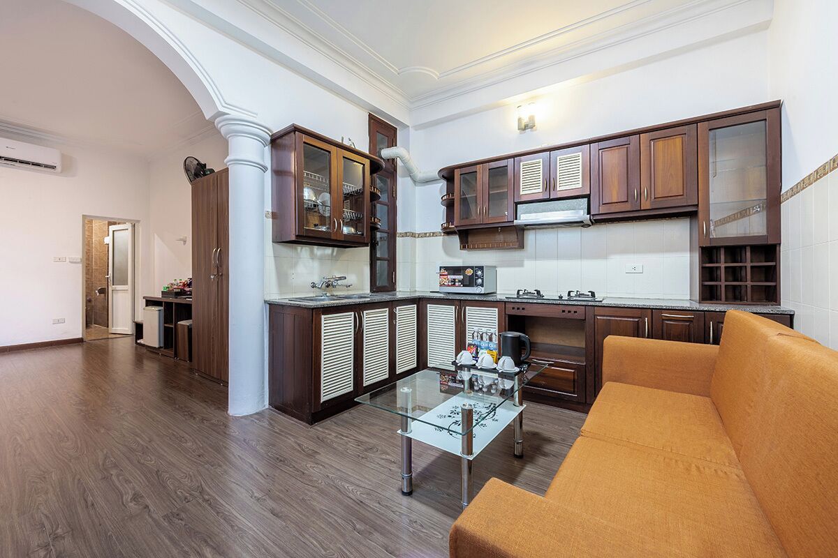 Phòng dành cho gia đình | Bếp riêng | Tủ lạnh nhỏ 