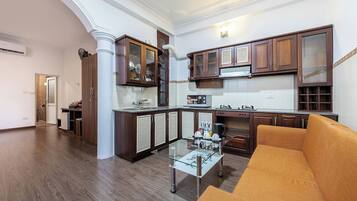 Phòng dành cho gia đình | Bếp riêng | Tủ lạnh nhỏ