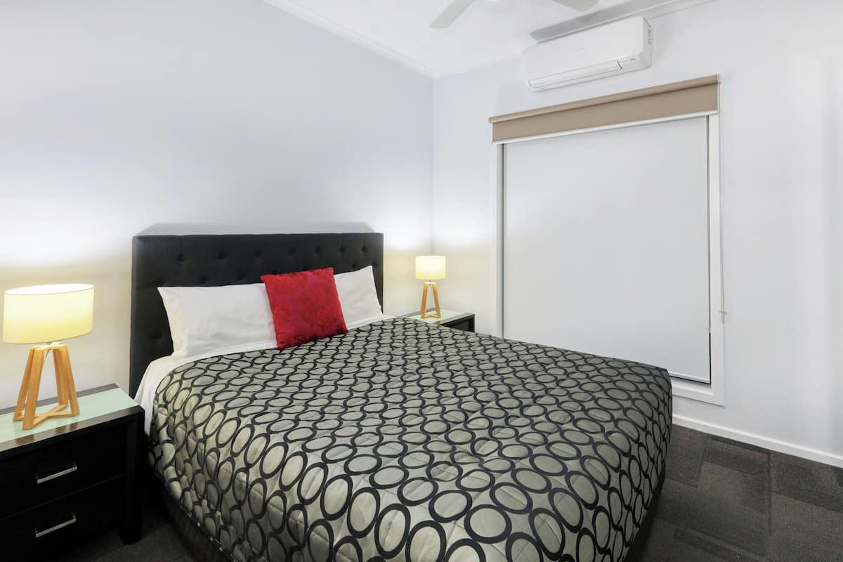 Premium bedding, down comforters, Select Comfort beds, in-room safe