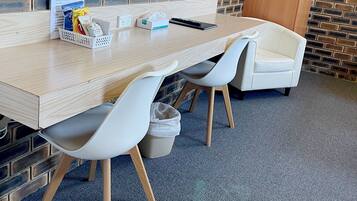 Family Room | Individually decorated, individually furnished, desk, blackout drapes